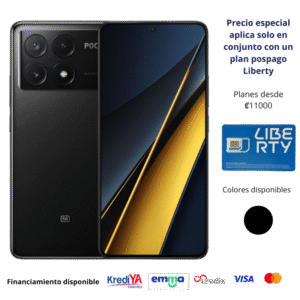 Combo Liberty + Poco X6 Pro 12GB+516GB Negro