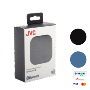 Parlante inalámbrico portátil JVC sonido envolvente